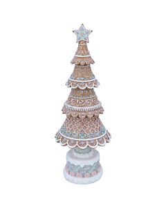 Gisela Graham Pastel Iced Gingerbread Tree